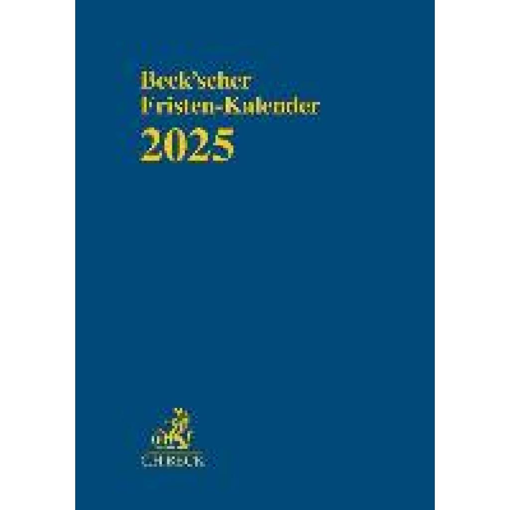 9783406813344 - Beckscher Fristen-Kalender 2025