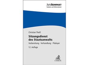 9783406816079 - Sitzungsdienst des Staatsanwalts - Christian Theiß Kartoniert (TB)