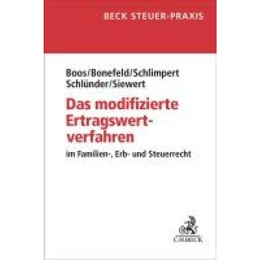 9783406817724 - Boos Frank Das modifizierte Ertragswertverfahren