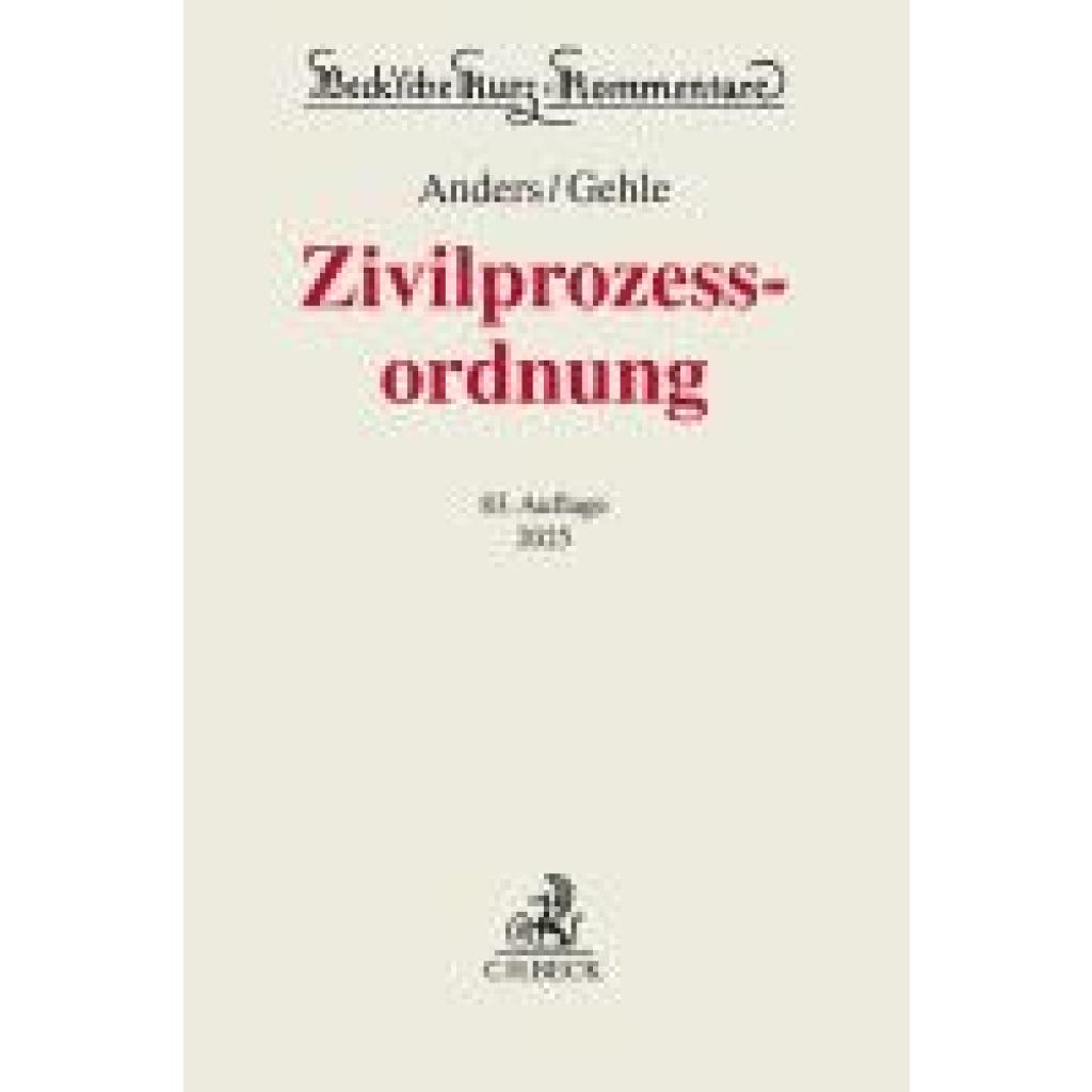 9783406819926 - Zivilprozessordnung