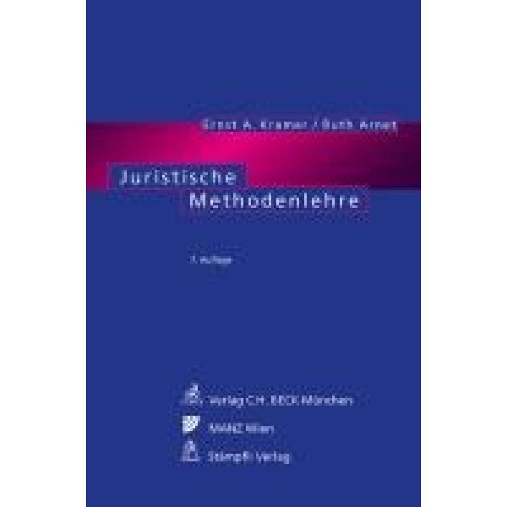 9783406820755 - Kramer Ernst A Juristische Methodenlehre