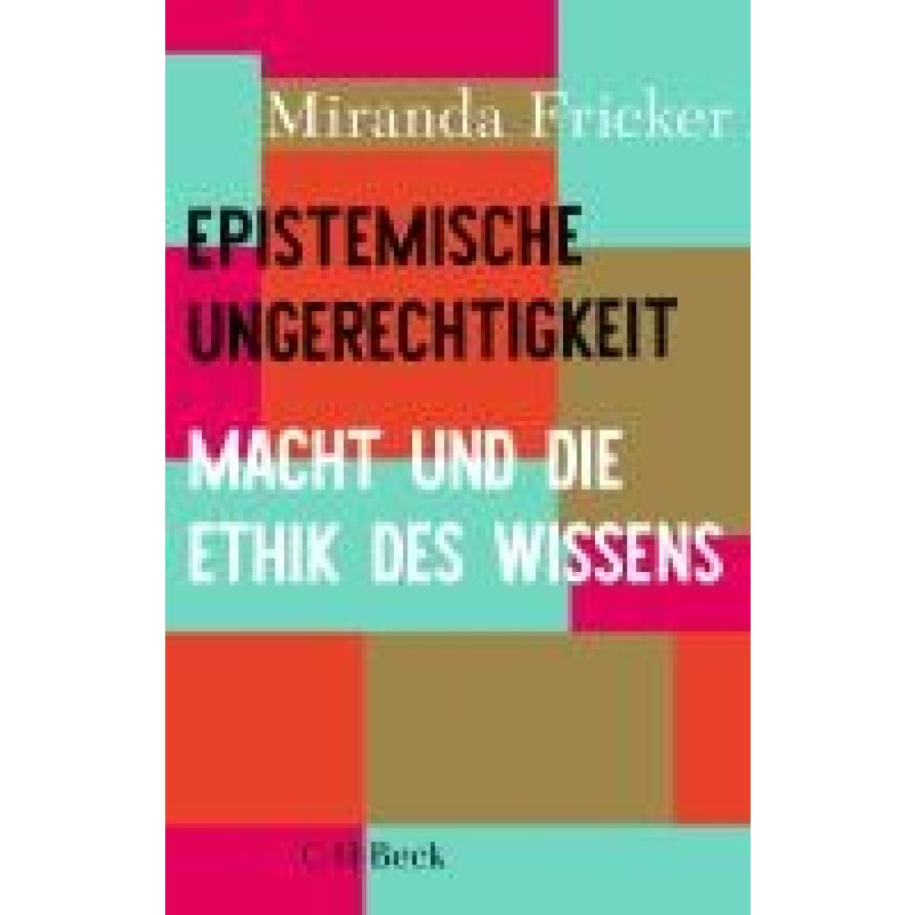 9783406823398 - Fricker Miranda Epistemische Ungerechtigkeit