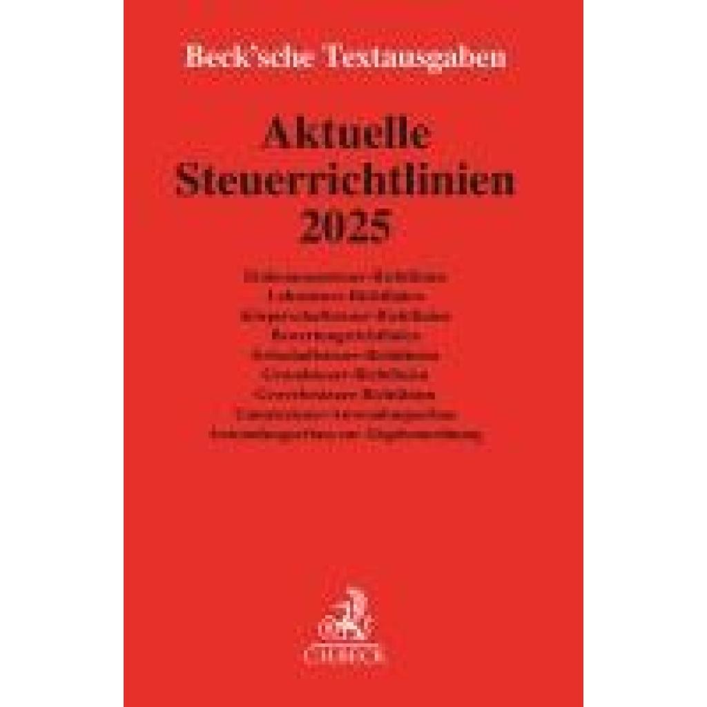 9783406827198 - Aktuelle Steuerrichtlinien 2025