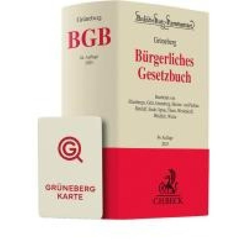 9783406832000 - Grüneberg BGB Chat-Book 2025