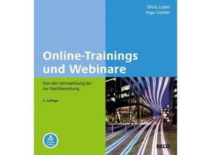 9783407367532 - Online-Trainings und Webinare m 1 Buch m 1 E-Book - Silvia Luber Inga Geisler Gebunden