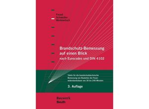 9783410249870 - Brandschutz-Bemessung auf einen Blick nach Eurocodes und DIN 4102 - Nabil A Fouad Thomas Merkewitsch Astrid Schwedler Kartoniert (TB)