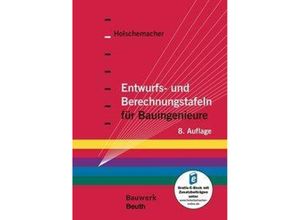 9783410287261 - Entwurfs- und Berechnungstafeln für Bauingenieure m 1 Buch m 1 Online-Zugang Gebunden