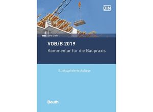 9783410293347 - Beuth Recht   VOB B 2019 - Uwe Diehr Kartoniert (TB)