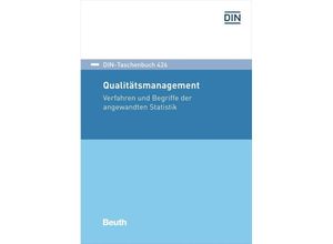 9783410302544 - DIN-Taschenbuch 426 Qualitätsmanagement Kartoniert (TB)