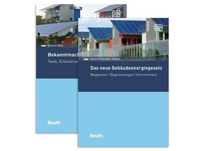 9783410307761 - Gebäudeenergiegesetz (GEG) und Bekanntmachungen zum GEG - Melanie Bart Horst-P Schettler-Köhler Kartoniert (TB)