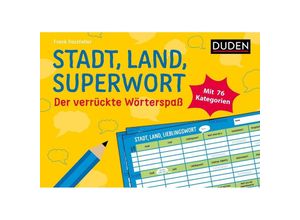 9783411721306 - - Wörterspaß - Stadt Land Superwort - Der verrückte Wörterspaß