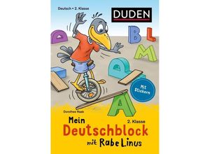 9783411739998 - Mein Lern- und Spaßblock mit Rabe Linus   Mein Deutschblock mit Rabe Linus - 2 Klasse - Dorothee Raab Kartoniert (TB)