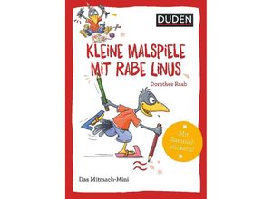 9783411850396 - Duden Minis (Band 40) - Kleine Malspiele mit Rabe Linus - Dorothee Raab Kartoniert (TB)