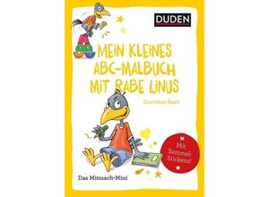 9783411853335 - Duden Minis (Band 34) - Mein kleines Abc-Malbuch mit Rabe Linus   VE mit 3 Exemplaren - Dorothee Raab Kartoniert (TB)