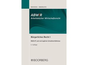 9783415054936 - Bürgerliches Recht I - Axel Benning Jörg-Dieter Oberrath Gebunden