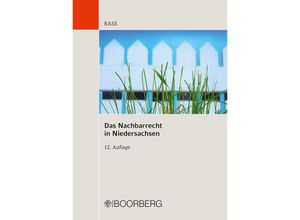 9783415064652 - Das Nachbarrecht in Niedersachsen - Jens Rass Gebunden