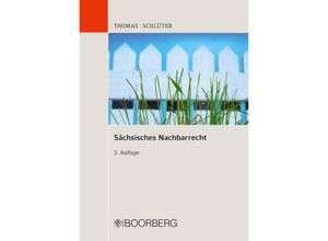 9783415064669 - Sächsisches Nachbarrecht - Joachim Thomas Markus Schlüter Kartoniert (TB)