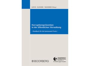 9783415066762 - Korruptionsprävention in der öffentlichen Verwaltung Kartoniert (TB)