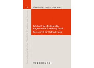 9783415073487 - Jahrbuch des Instituts für Angewandte Forschung 2022 - Festschrift für Helmut Hopp Kartoniert (TB)