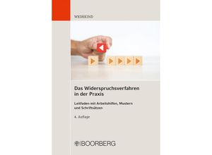 9783415074453 - Das Widerspruchsverfahren in der Praxis - Birgit Wedekind Gebunden