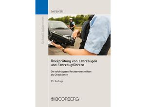 9783415075139 - Überprüfung von Fahrzeugen und Fahrzeugführern - Robert Daubner Gebunden