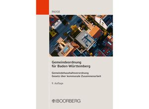 9783415075436 - Gemeindeordnung für Baden-Württemberg Gebunden