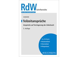 9783415075580 - Teilzeitansprüche - Wolfgang Hamann Gebunden