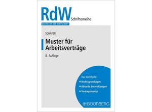 9783415076068 - Muster für Arbeitsverträge - Gerd Schäfer Kartoniert (TB)