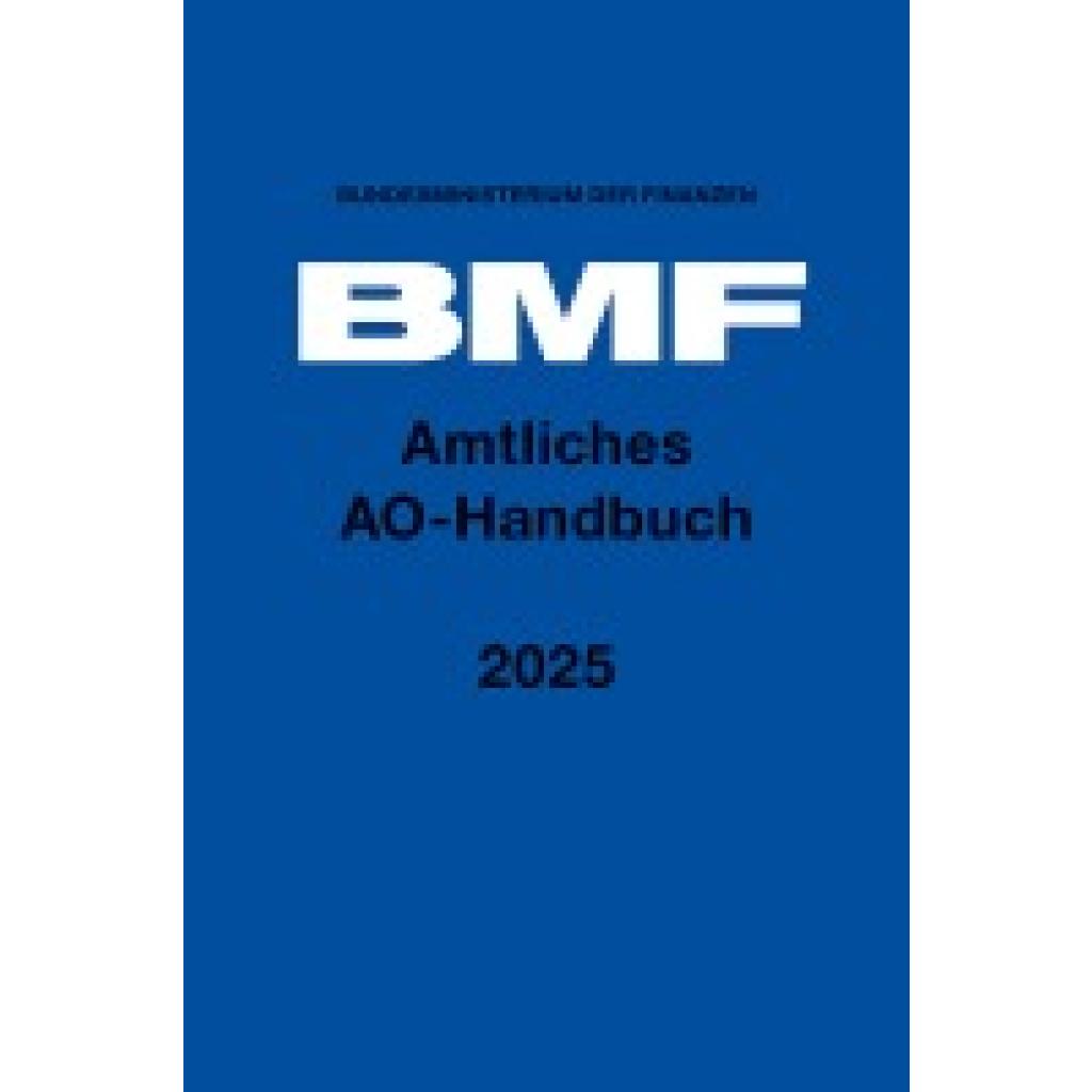 9783415076914 - Amtliches AO-Handbuch 2025