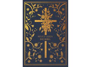 9783417020144 - Neues Leben Die Bibel - Golden Grace Edition Marineblau Kartoniert (TB)