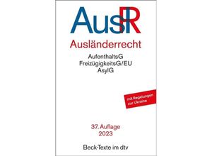 9783423531856 - Ausländerrecht AuslR Taschenbuch