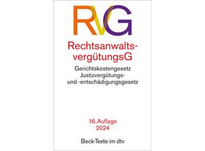 9783423532204 - Rechtsanwaltsvergütungsgesetz Taschenbuch