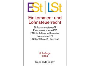 9783423532211 - Einkommen-   Lohnsteuerrecht Taschenbuch