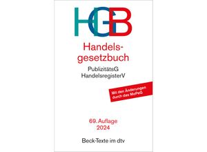 9783423532280 - Beck-Texte im dtv   Handelsgesetzbuch Taschenbuch