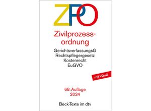 9783423532327 - Zivilprozessordnung ZPO Taschenbuch