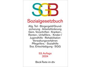 9783423532365 - Sozialgesetzbuch mit Sozialgerichtsgesetz Taschenbuch