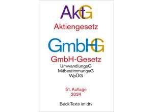 9783423532563 - Aktiengesetz GmbH-Gesetz Taschenbuch