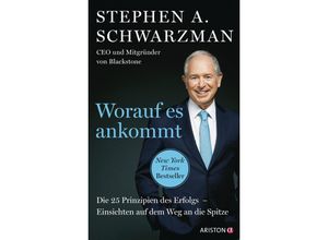 9783424202359 - Worauf es ankommt - Stephen Schwarzman Gebunden