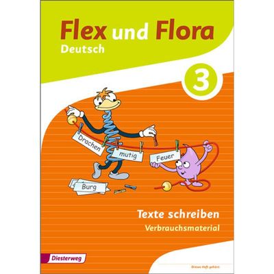 9783425145297 - - GEBRAUCHT Flex und Flora Heft Texte schreiben 3 Verbrauchsmaterial - Preis vom 05082023 050651 h