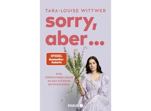 9783426446812 - Sorry aber  - Tara-Louise Wittwer Kartoniert (TB)