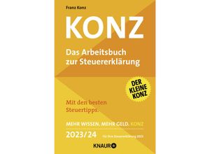 9783426791783 - Konz Das Arbeitsbuch zur Steuererklärung 2023 24 Taschenbuch