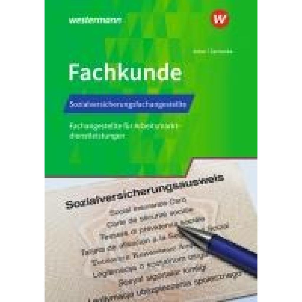 9783427044154 - Zarnowka Barbara Sozialversicherungsfachangestellte Fachangestellte für Arbeitsmarktdienstleistungen