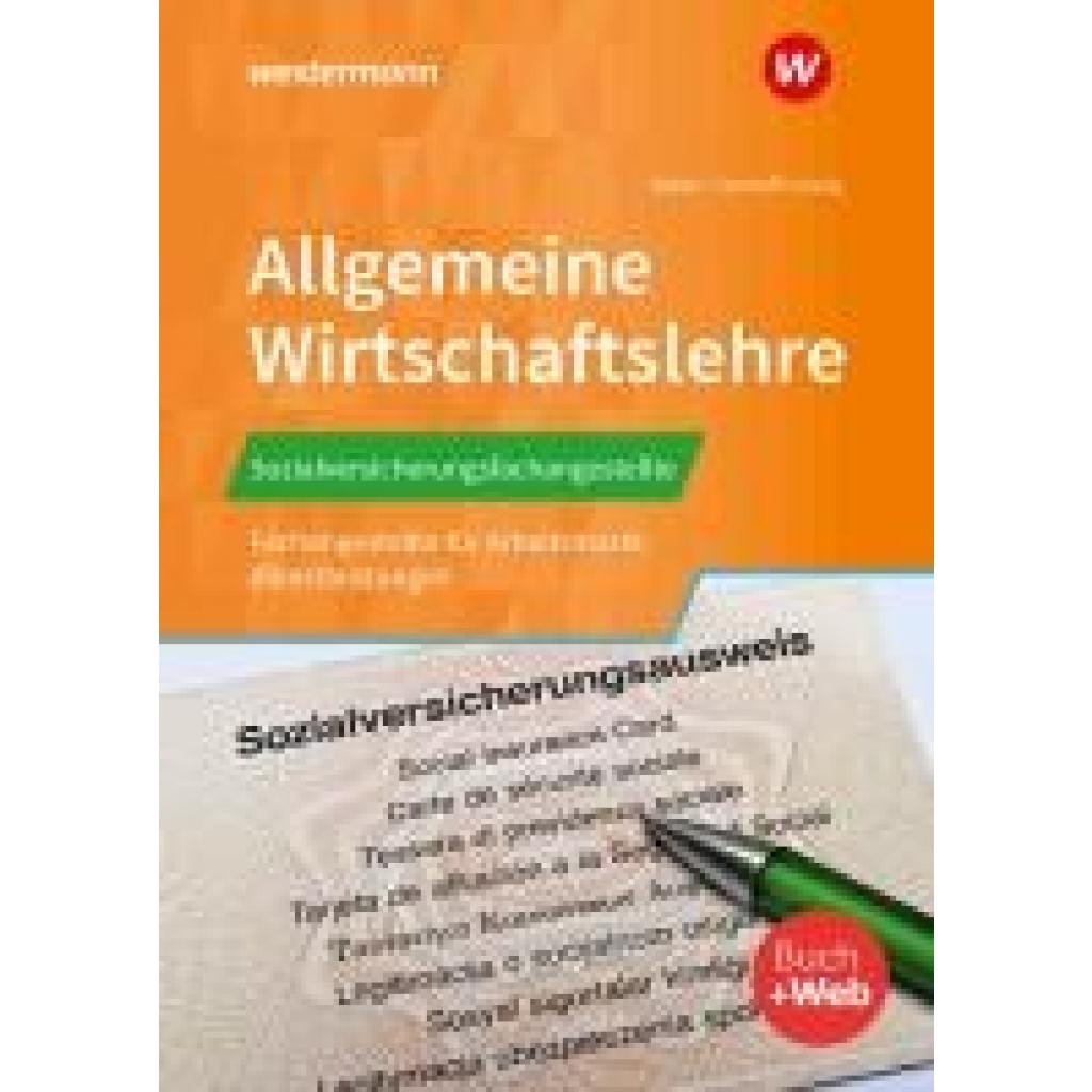 9783427044215 - Israng Axel Sozialversicherungsfachangestellte Fachangestellte für Arbeitsmarktdienstleistungen Allgemeine Wirtschaftslehre Schülerband