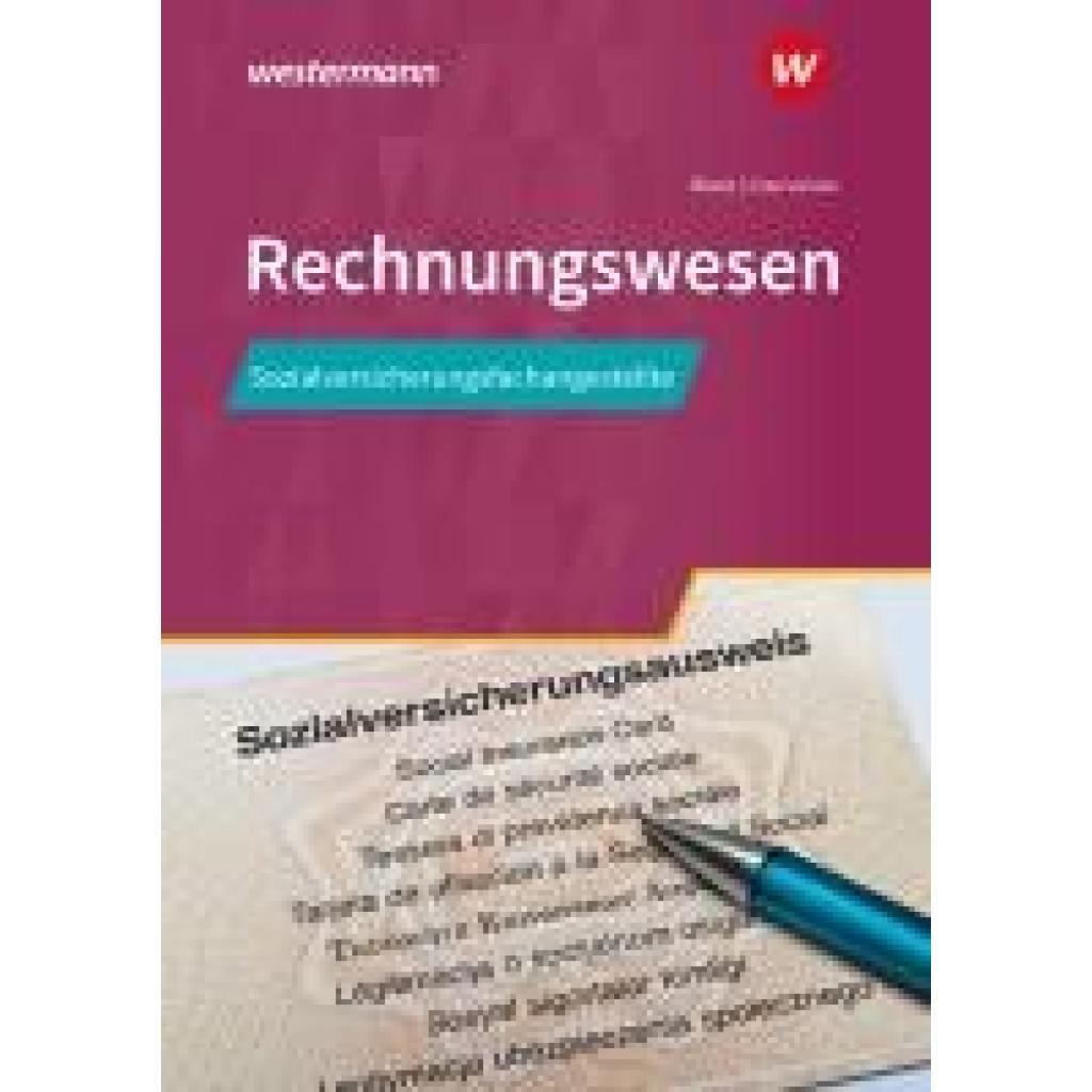 9783427044291 - Blanz Susanne Sozialversicherungsfachangestellte Fachangestellte für Arbeitsmarktdienstleistungen Rechnungswesen Schülerband