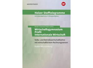 9783427149231 - Holzer Stofftelegramme Baden-Württemberg - Wirtschaftsgymnasium - Christian Seifritz Markus Bauder Birgit Franzreb Volker Holzer Thomas Paaß Kartoniert (TB)