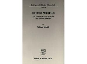 9783428026104 - Robert Michels - Wilfried Röhrich Kartoniert (TB)