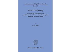 9783428157471 - Cloud Computing - Daniel Müller Kartoniert (TB)