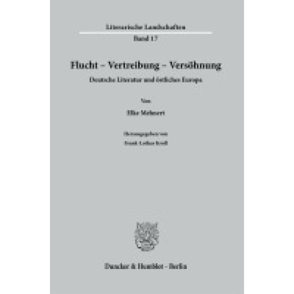9783428192533 - Mehnert Elke Flucht - Vertreibung - Versöhnung