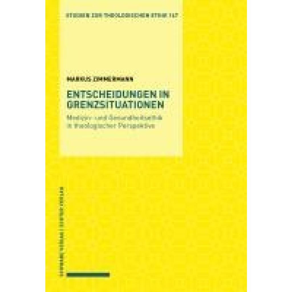 9783429067151 - Zimmermann Markus Entscheidungen in Grenzsituationen