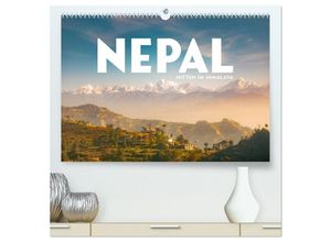 9783435000357 - Nepal - Mitten im Himalaya (hochwertiger Premium Wandkalender 2025 DIN A2 quer) Kunstdruck in Hochglanz